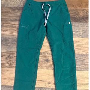 Figs medium hunter green Yola pants